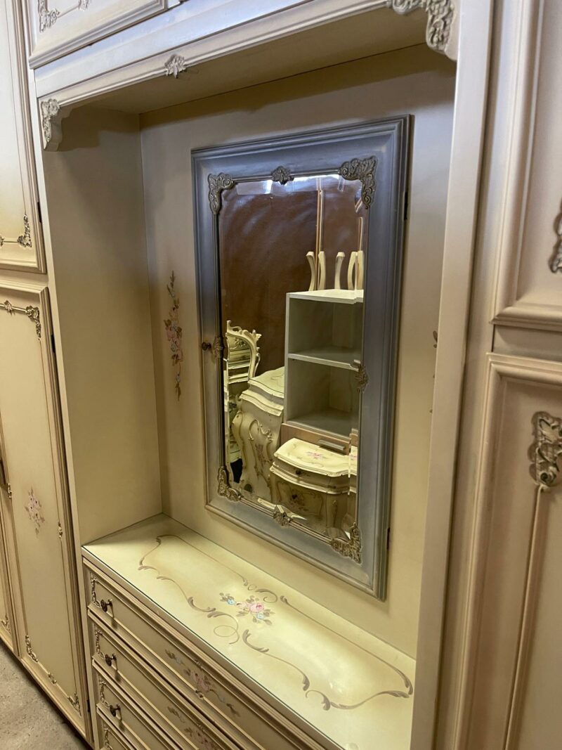 Armadio in stile veneziano compreso di comò con specchio e 2 comodini S 3647 - immagine 2