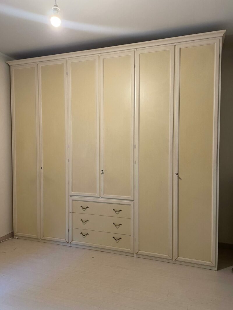 Armadio bianco in legno 6 ante S 3767 - immagine 3