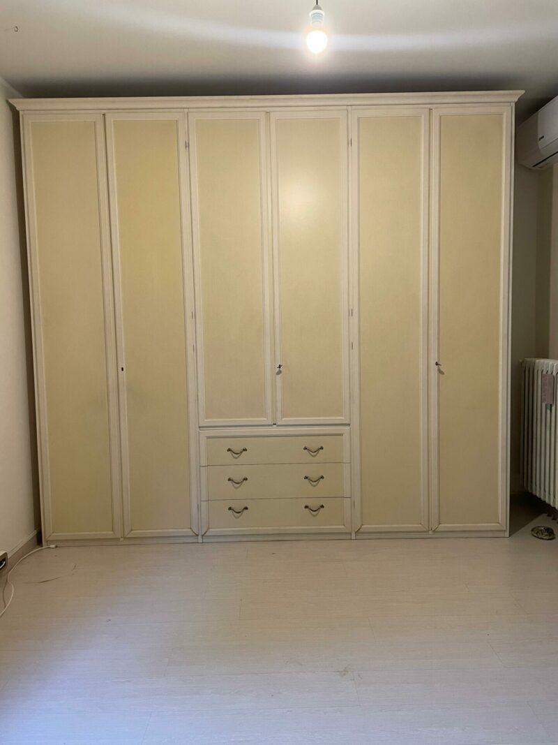 Armadio bianco in legno 6 ante S 3767 - immagine 2