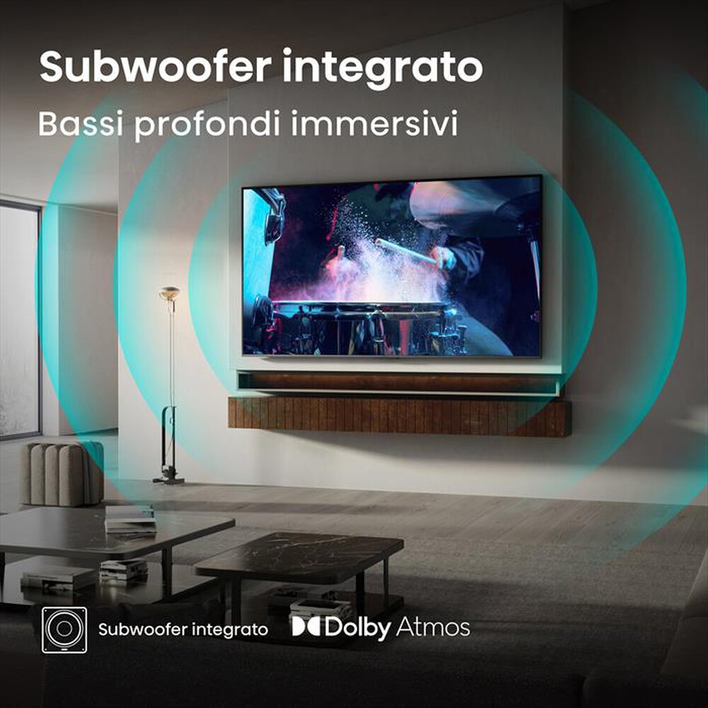 Hisense Smart TV 50 Pollici 4K Ultra HD Display QLED 144 Hz Sistema Operativo VIDAA Classe E colore Nero - 50U79Q - immagine 6