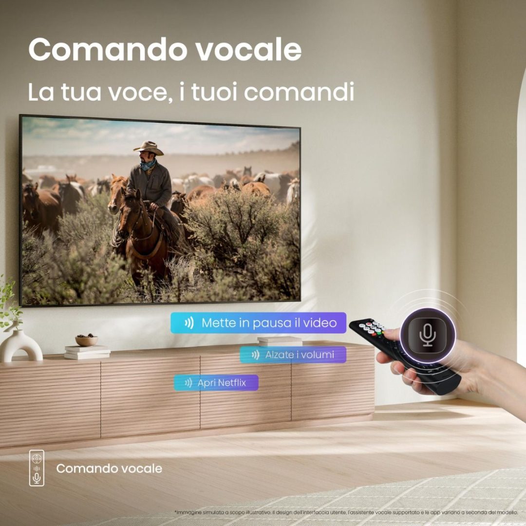 Hisense Smart TV 43 Pollici Display QLED 4K Ultra HD Sistema Operativo Vidaa Classe E - 43A69Q - immagine 9