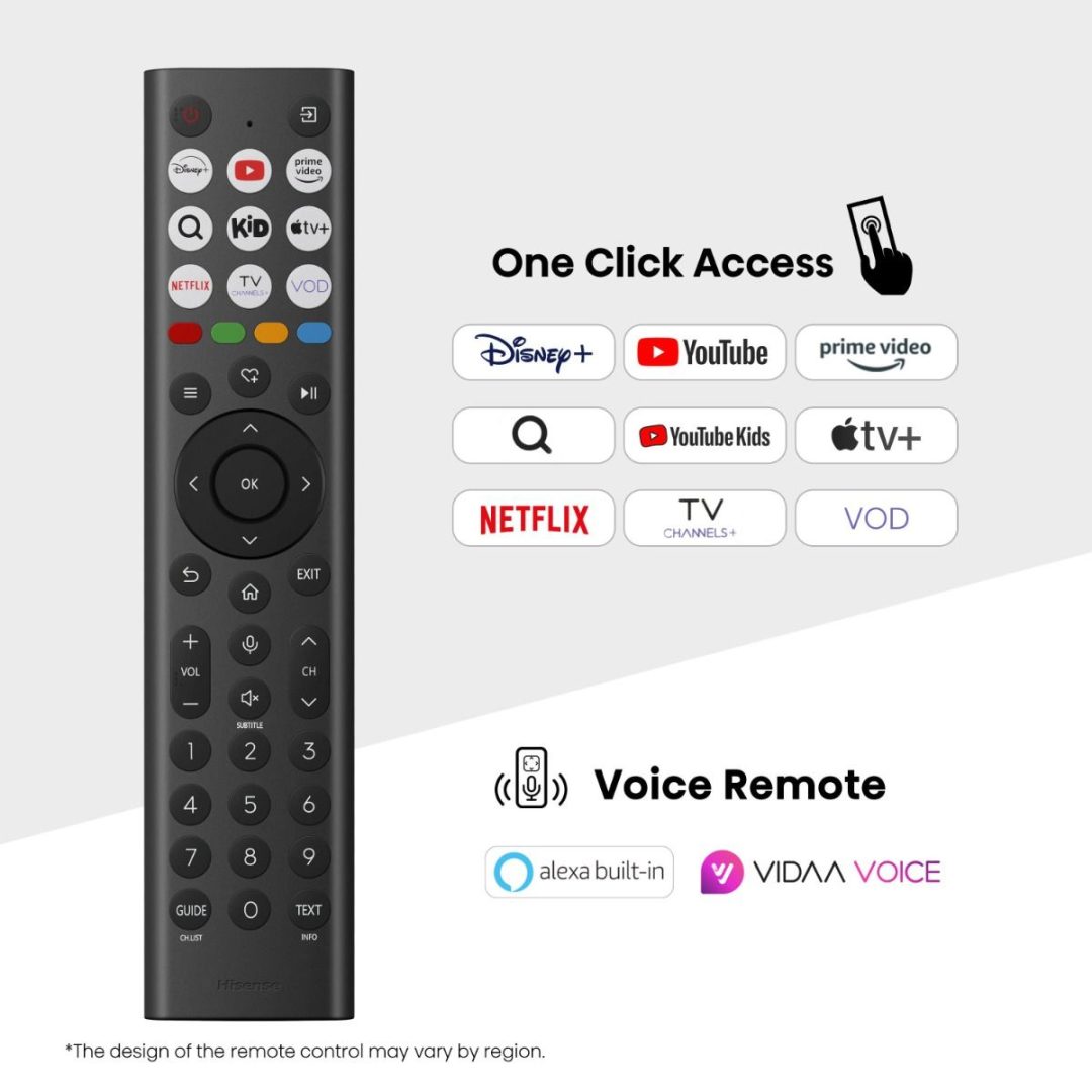 Hisense Smart TV 43 Pollici Display QLED 4K Ultra HD Sistema Operativo Vidaa Classe E - 43A69Q - immagine 3