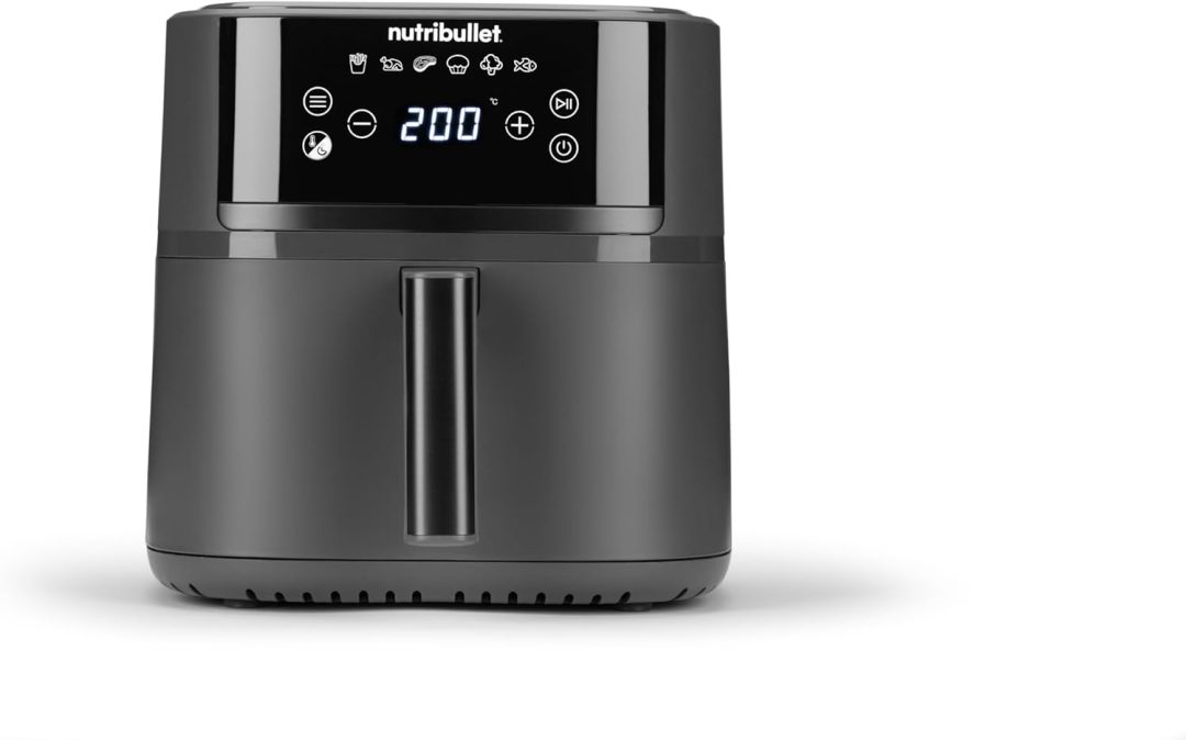 Friggitrice ad Aria Nutribullet Potenza 1700 Watt Capacità 6 Litri Crisplite colore Nero - NBA0611DG