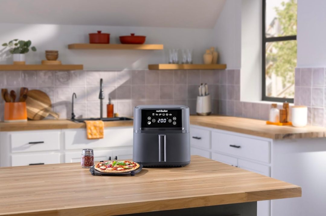 Friggitrice ad Aria Nutribullet Potenza 1700 Watt Capacità 6 Litri Crisplite colore Nero - NBA0611DG - immagine 6