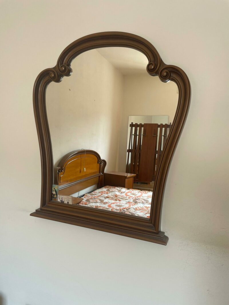 Camera da letto completa di materasso , letto matrimoniale , comò , comodini , specchio , armadio 6 ante H255 Lunghezza 290 S 3833 - immagine 6