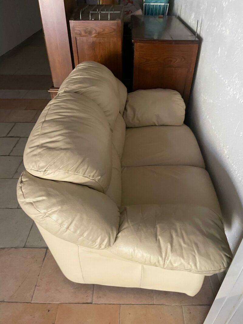 Divano 2 posti in pelle S 3838