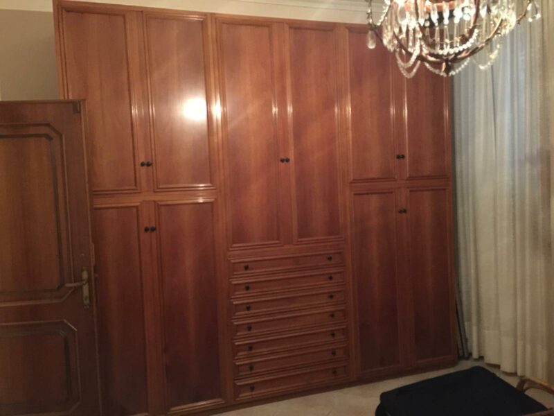 Armadio a 6 ante in legno + comò C55 Art.12
