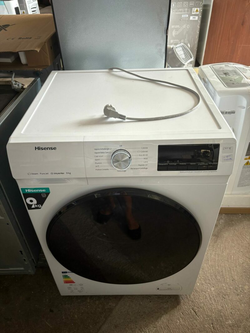 Lavatrice hisense 9kg seminuova classe A S 3859