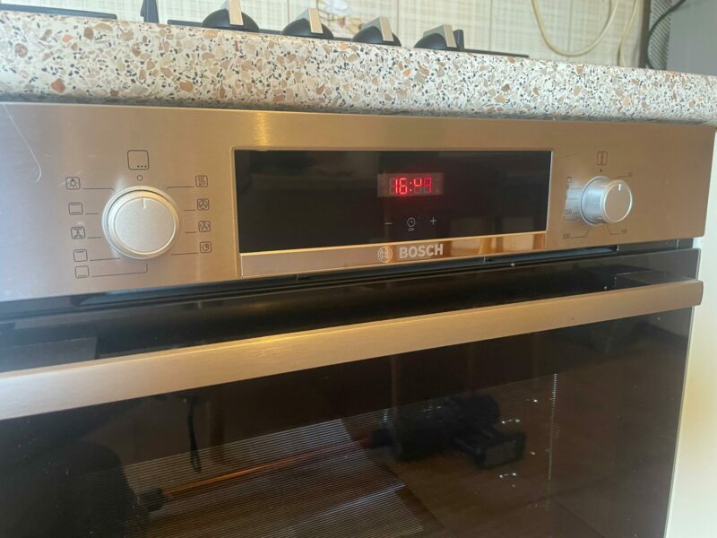 Cucina completa di elettrodomestici piano cottura glem 4 fuochi , forno bosch , lavastoviglie siemens , microonde whyrpool , cappa faber , frigo da incasso electrolux lunghezza 380 120 ang 45 colonnina C 78 Art.14 - immagine 6
