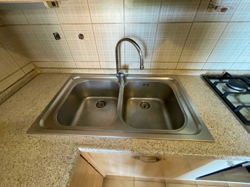 Cucina completa di elettrodomestici piano cottura glem 4 fuochi , forno bosch , lavastoviglie siemens , microonde whyrpool , cappa faber , frigo da incasso electrolux lunghezza 380 120 ang 45 colonnina C 78 Art.14 - immagine 12