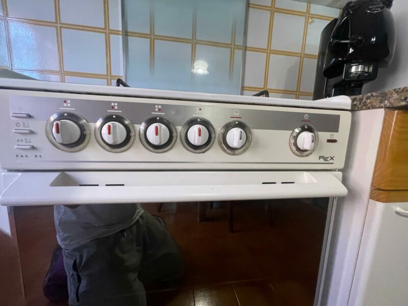 Cucina completa di elettrodomestici cappa, cucina Rex C 48 - immagine 4