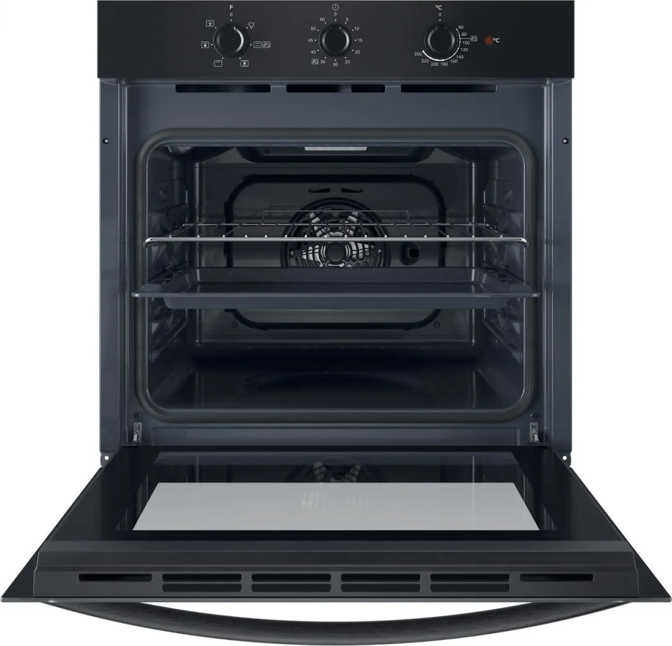 Forno Elettrico da Incasso Indesit Ventilato Multifunzione con Grill 66 Litri 60 cm Classe A colore Nero - IO 235H B - immagine 2