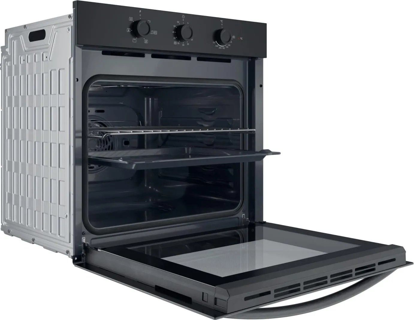 Forno Elettrico da Incasso Indesit Ventilato Multifunzione con Grill 66 Litri 60 cm Classe A colore Nero - IO 235H B - immagine 3