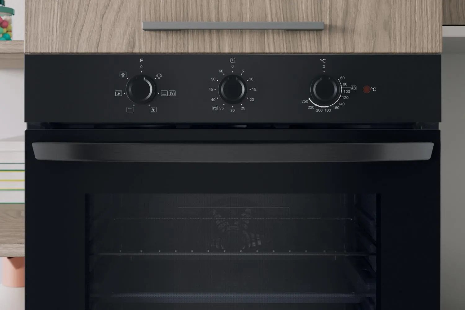 Forno Elettrico da Incasso Indesit Ventilato Multifunzione con Grill 66 Litri 60 cm Classe A colore Nero - IO 235H B - immagine 7