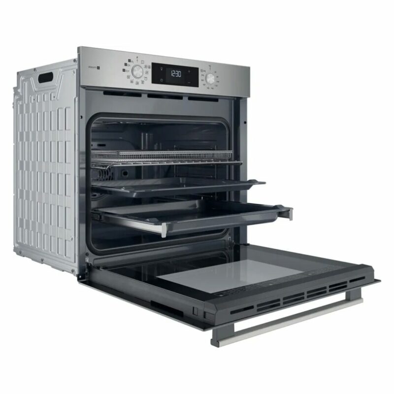 Hotpoint Ariston Forno Elettrico da Incasso Ventilato Multifunzione con Grill e Cottura a Vapore 71 Litri 60 cm Classe A+ colore Nero e Acciaio Inox - HAO 258HSU1F X - immagine 3