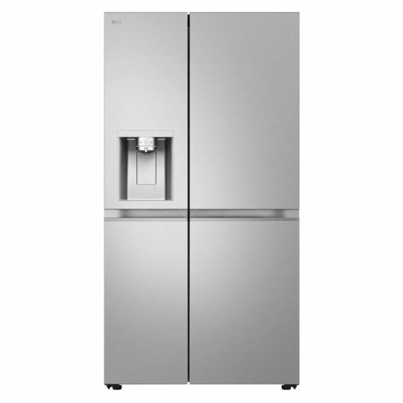 Lg Frigorifero Americano Side by Side Capacità 628 Litri Classe energetica C Raffreddamento No Frost colore Metal Grey - GSLE91MBAC.AMBQEUR