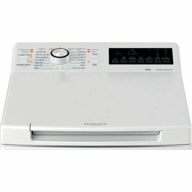 Hotpoint Ariston Lavatrice Carica dall'Alto 6 Kg Classe A 1200 giri Inverter Wi-Fi - WMTG 626BS IT - immagine 2