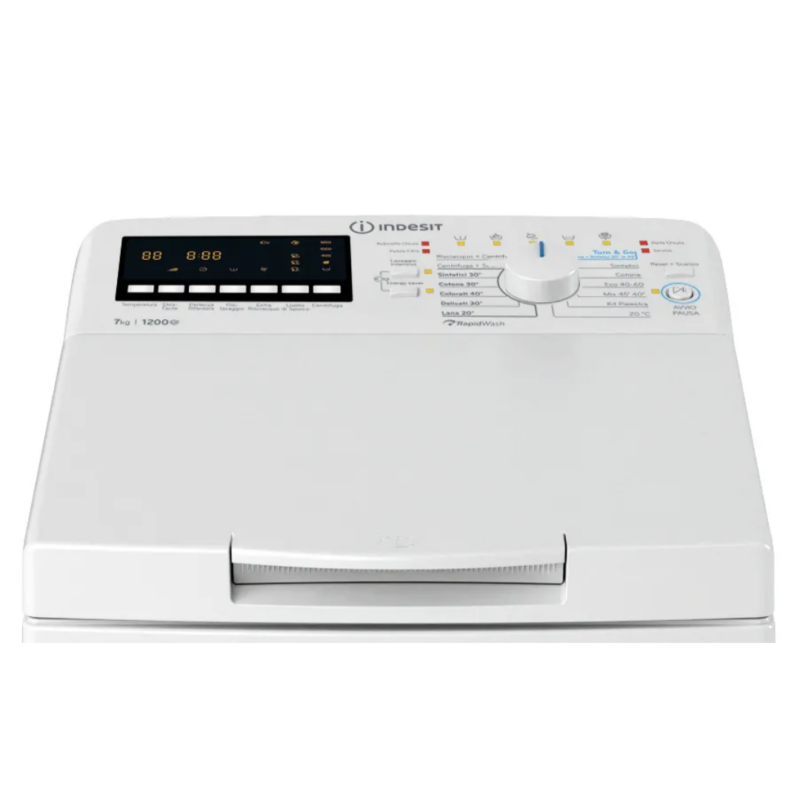 Indesit Lavatrice Carica dall'Alto 7 Kg Classe1200 giri Motore Inverter - BTW B7251P IT - immagine 3