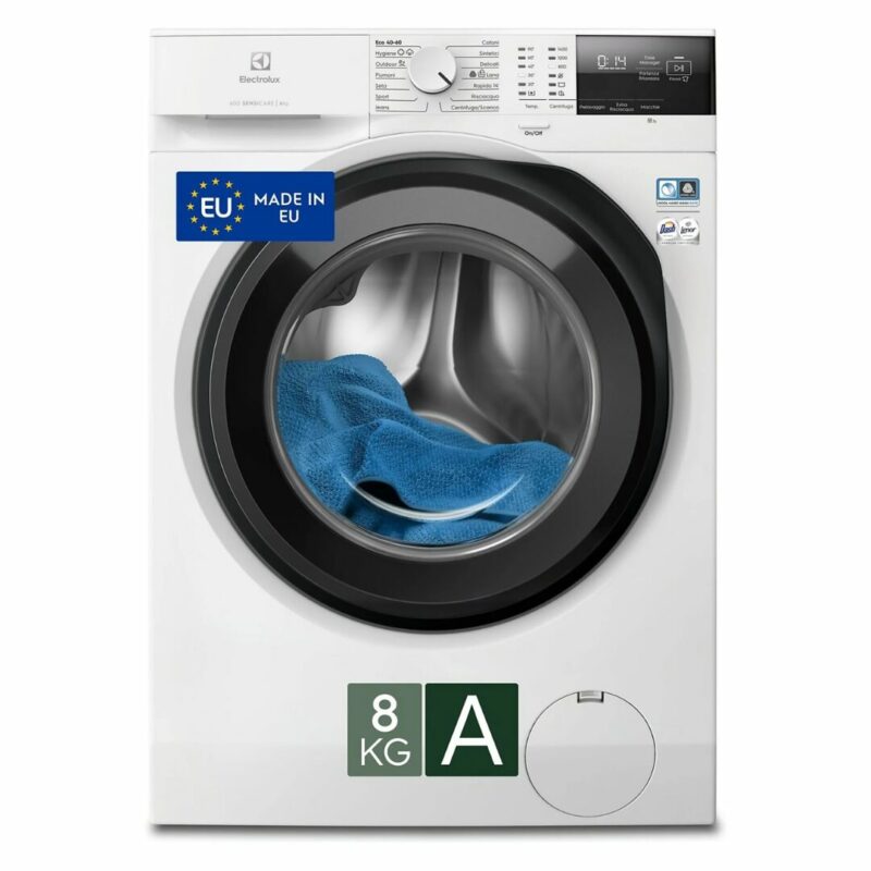 Electrolux Lavatrice 8 Kg Classe A Centrifuga 1351 giri Inverter Funzione Vapore Serie 600 SensiCare - EW6F28G