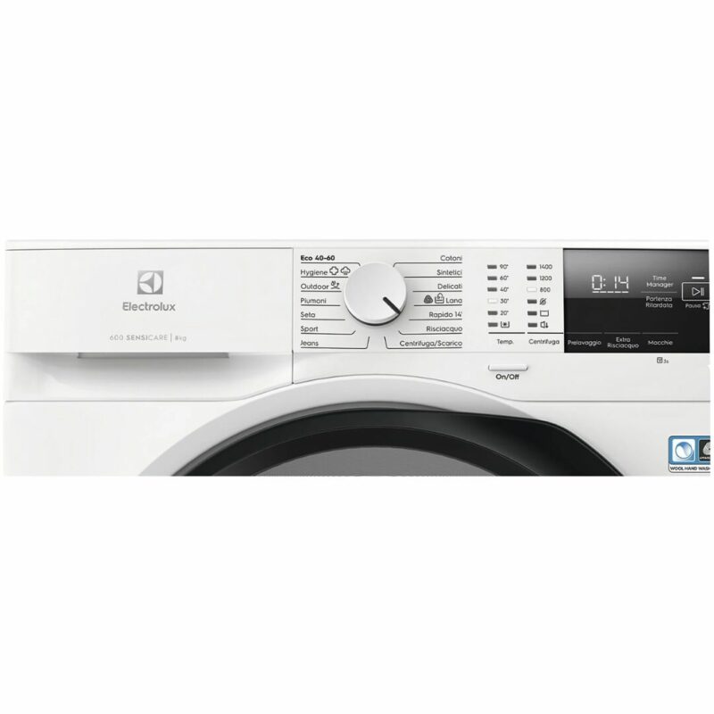 Electrolux Lavatrice 8 Kg Classe A Centrifuga 1351 giri Inverter Funzione Vapore Serie 600 SensiCare - EW6F28G - immagine 2