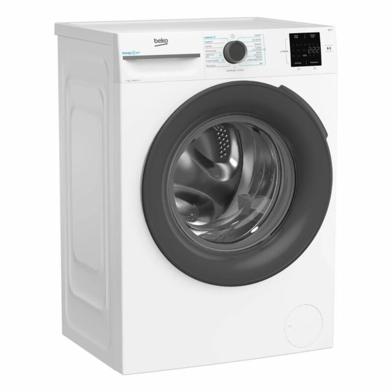 Beko Lavatrice 7 Kg Classe A Profondità 50 cm Centrifuga 1200 giri Inverter Vapore EnergySpin colore Bianco - BMWU3721A - immagine 3
