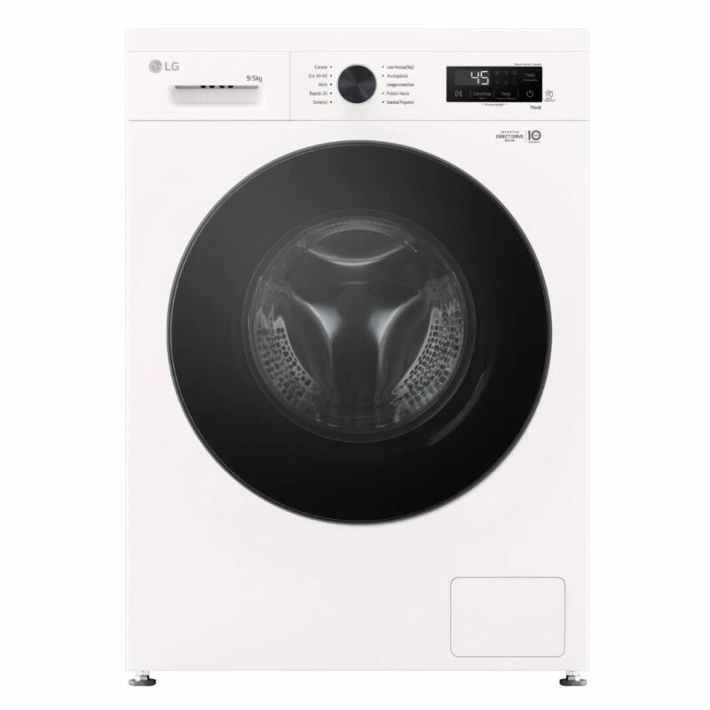 Lg Lavasciuga 9+5 Kg 1400 giri Inverter Direct Drive Vapore Wi-Fi - W4NX1095NWB Serie X1 - immagine 2