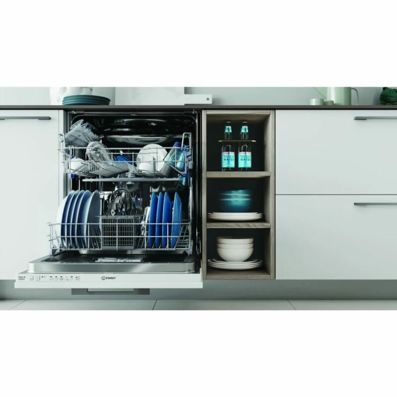 Indesit Lavastoviglie da Incasso 14 Coperti Incassata a Scomparsa Totale 60 cm Push&Go - IN2IE14CNP80 - immagine 5
