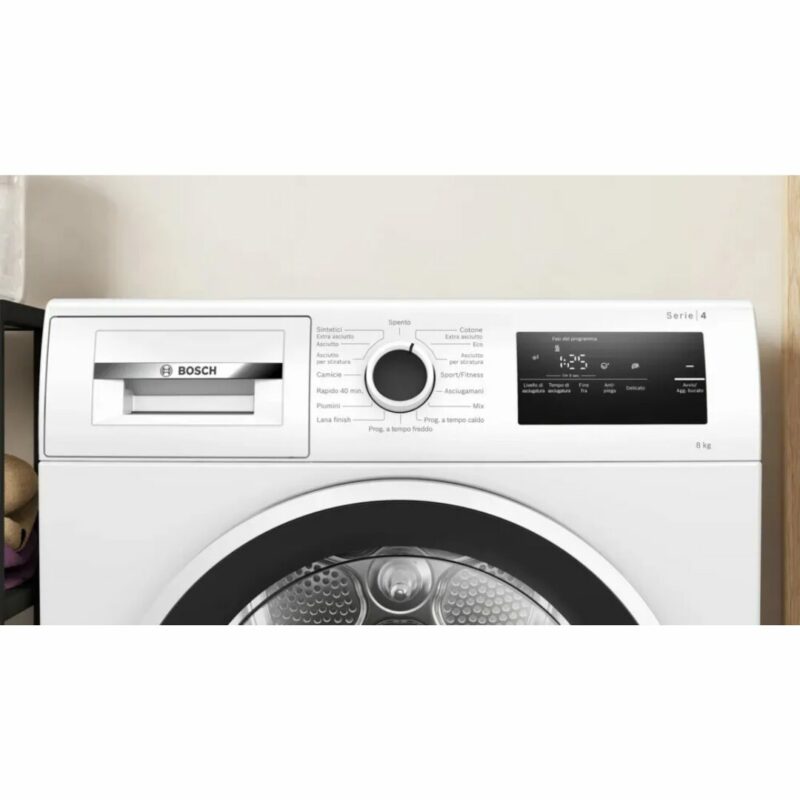 Bosch Asciugatrice 8 Kg Classe A++ con Pompa di Calore Profondità 61 cm Serie 4 - WTH85208II - immagine 2