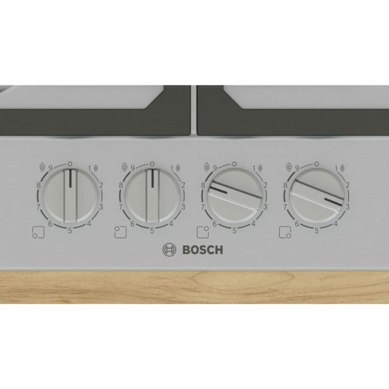 Bosch Piano Cottura 4 Fuochi a Gas Larghezza 60 cm in Acciaio Inox colore Inox - PCH6A5I90 Serie 6 - immagine 2