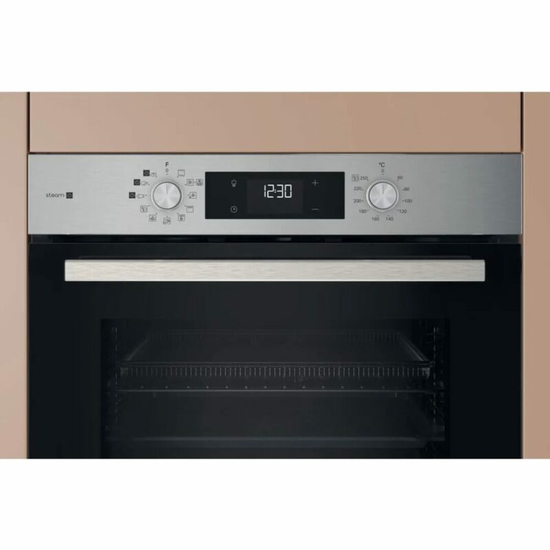 Hotpoint Ariston Forno Elettrico da Incasso Ventilato Multifunzione con Grill e Cottura a Vapore 71 Litri 60 cm Classe A+ colore Nero e Acciaio Inox - HAO 258HSU1F X - immagine 5
