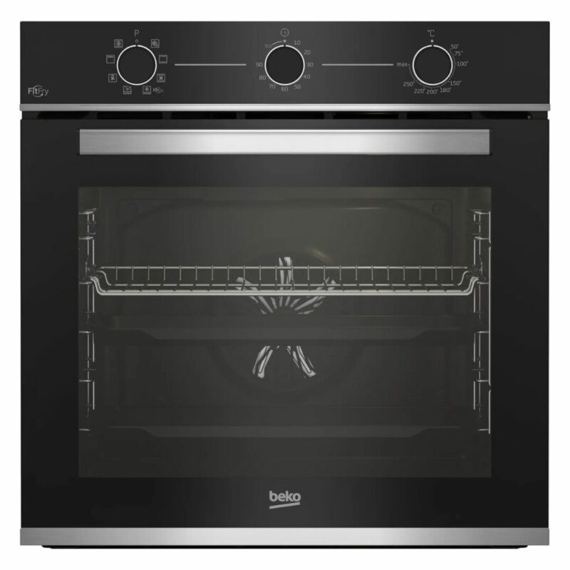 Beko Forno Elettrico da Incasso Ventilato Multifunzione con Grill con Pulizia a Vapore 72 Litri 60 cm Classe A colore Nero - BBIMA13100X b100