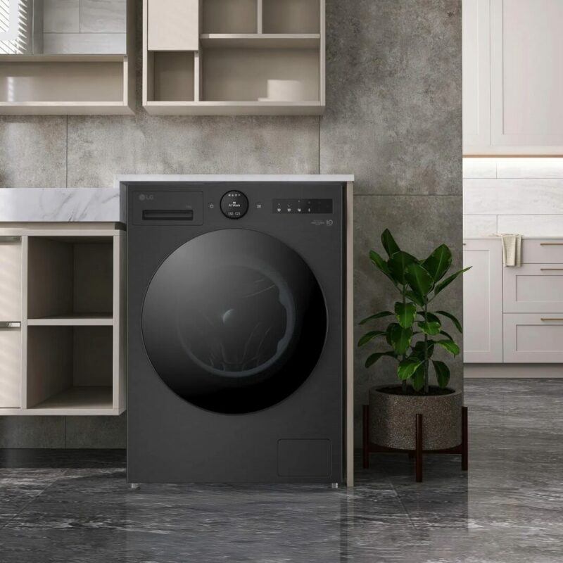 Lg Lavatrice 13 Kg Classe A-40% Centrifuga 1400 giri Profondità 61,5 cm Inverter Funzione Vapore AI DD Serie X7 - F4X7013TBB - immagine 2