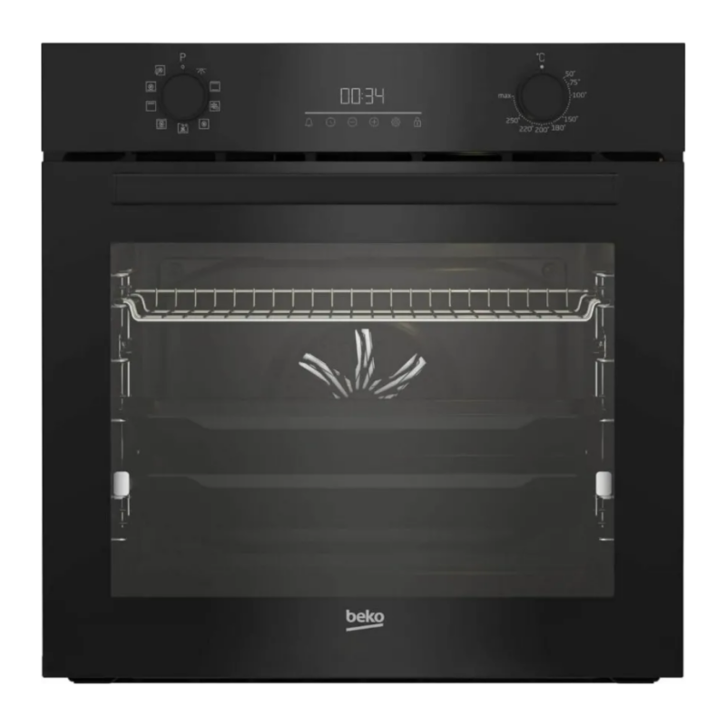 Beko Forno Elettrico da Incasso Ventilato Multifunzione con Grill AirFry 72 Litri 60 cm Classe A+ colore Nero - BBIM17300BSEA b300