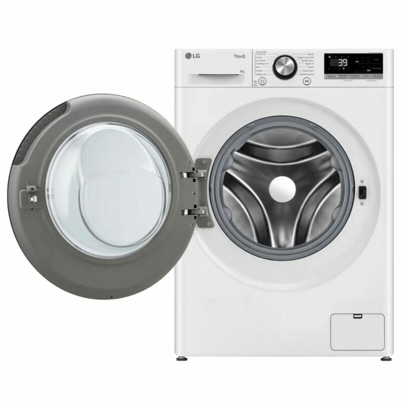 Lg Lavatrice Slim 9 Kg Classe A Centrifuga 1200 giri Profondità 48 cm Inverter Funzione Vapore Wi-Fi Serie R7 - F2R7S09TSWC - immagine 7