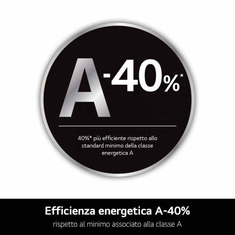Lg Lavatrice 11 Kg Classe A-40% Centrifuga 1400 giri Profondità 56,5 cm Inverter Funzione Vapore AI DD Serie X7 - F4X7011TWB - immagine 2