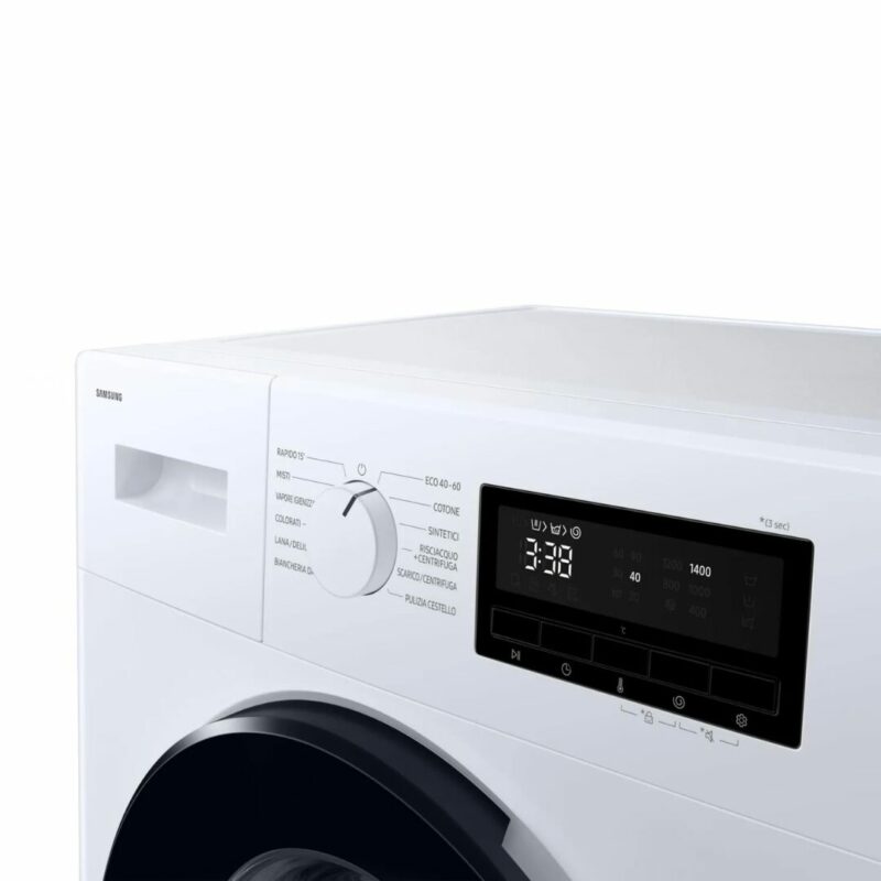 Samsung Lavatrice Slim 8 Kg Classe A Centrifuga 1400 giri Profondità 46,5 cm Inverter Funzione Vapore serie 3000 - WW80FG3M05AWET - immagine 7