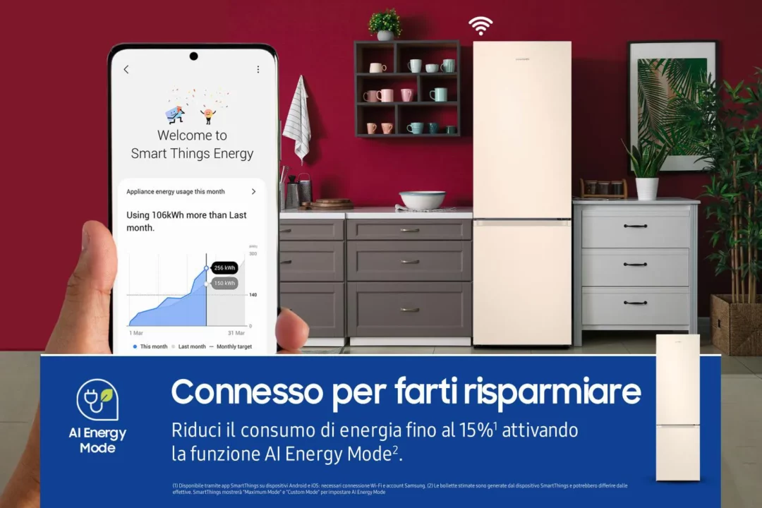 Samsung Frigorifero Combinato Capacità 390 Litri No Frost Ditigal Inverter con SmartThings Energy colore Sabbia - RB38C603DEL - immagine 3