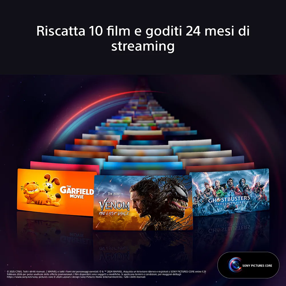 Sony Smart TV 55 Pollici 4K Ultra HD Display OLED Sistema Android TV Bravia Classe F colore Nero - K55XR8M25B.CEI - immagine 2