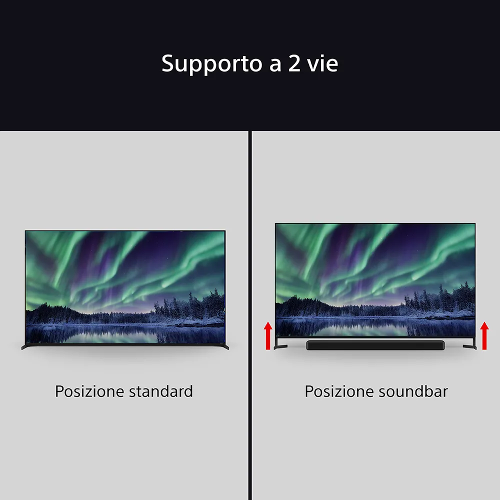 Sony Smart TV 55 Pollici 4K Ultra HD Display OLED Sistema Android TV Bravia Classe F colore Nero - K55XR8M25B.CEI - immagine 3