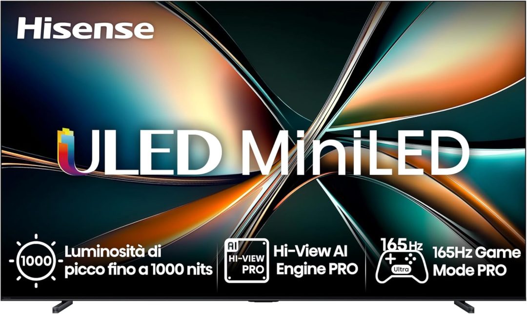 Hisense 100U7Q 2,54 m (100") 4K Ultra HD Smart TV Wi-Fi Nero