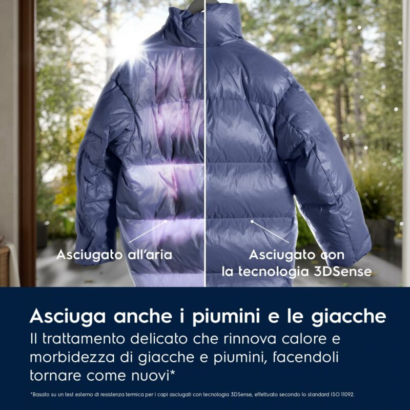 Asciugatrice  Electrolux a Pompa di Calore 9 Kg Classe A Inverter 66 cm - Wi-Fi colore Bianco-Perfect Care EW9H4Y9A - immagine 4