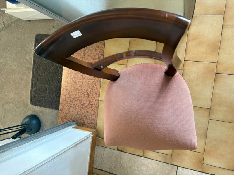 Sedie in legno con seduta in tessuto usato C 110 Art.24 - immagine 5