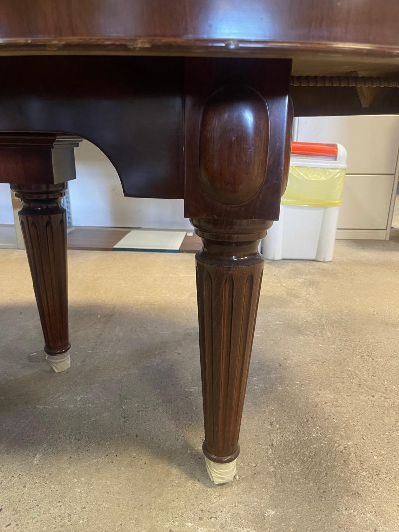 Tavolo in legno massiccio allungabile con 5 gambe apertura a manopola C 125 - immagine 6