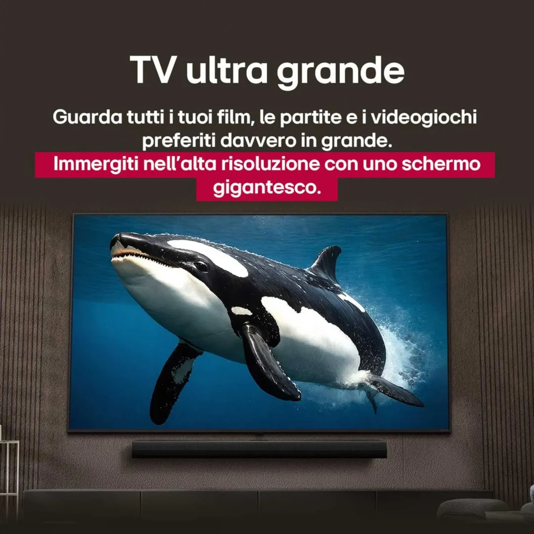 Lg Smart TV 43 Pollici 4K Ultra HD Display LED Sistema WebOS Processore a7 Gen8 Classe G colore Nero - 43UA75006LA.API - immagine 3