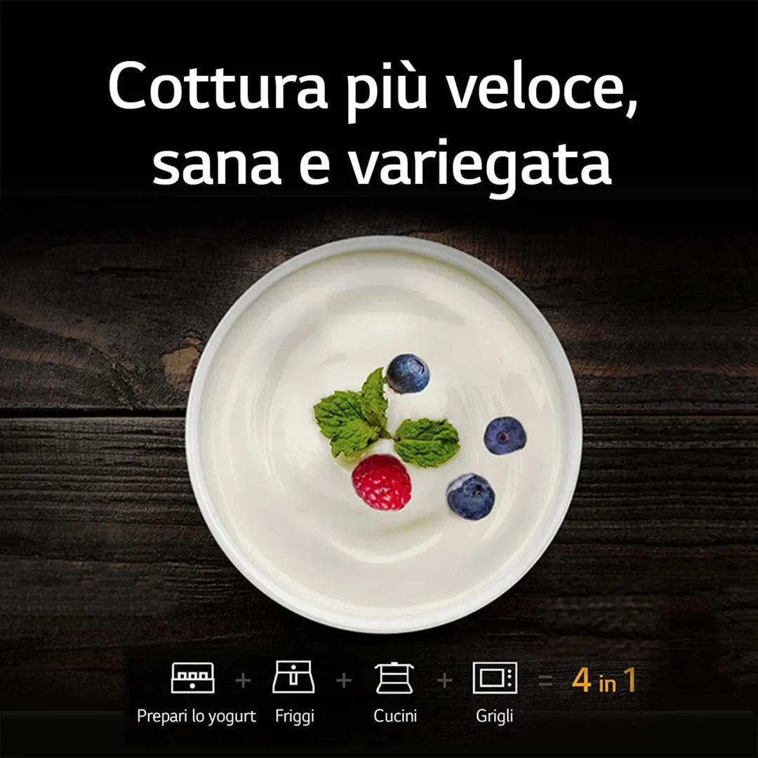 Forno Microonde Lg Combinato con Grill Capacità 25 Litri Potenza 1000 Watt colore Bianco - MH6535GDH - immagine 10