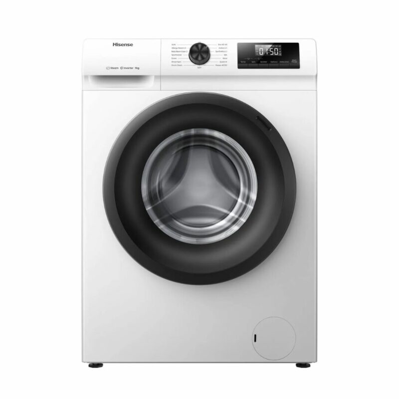 Hisense Lavatrice 9 Kg Classe A-10% Centrifuga 1400 giri Motore Inverter Funzione Vapore - WF1Q9041BW