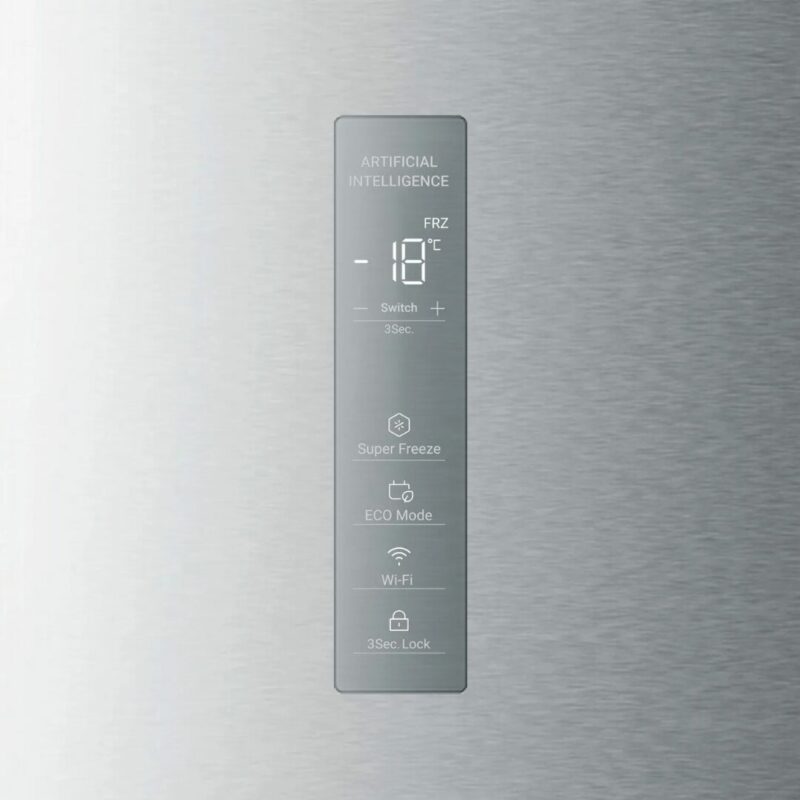 Haier Congelatore a Cassetti Verticale Capacità 301 Litri No Frost colore Inox - H4F306SDH1 - immagine 9