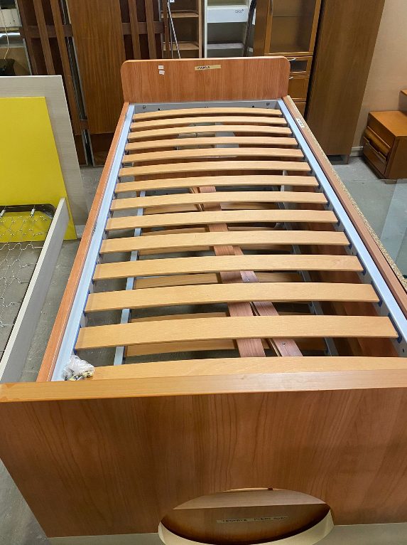 Letto a castello in legno con doppia rete a doghe S 4587 - immagine 2