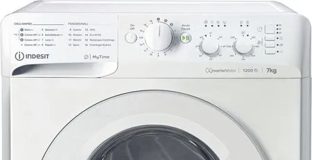 MTWC71296WIT - INDESIT - LAVATRICE CF 7KG 1200G A INV - immagine 3