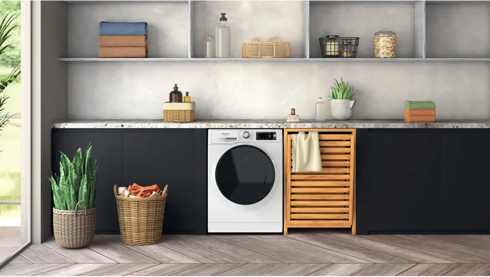 Lavatrice Hotpoint Ariston 10 Kg Classe A-20% Profondità 60 cm Centrifuga 1400 giri Inverter Vapore colore Bianco - NBT 1048 WD A IT - immagine 4